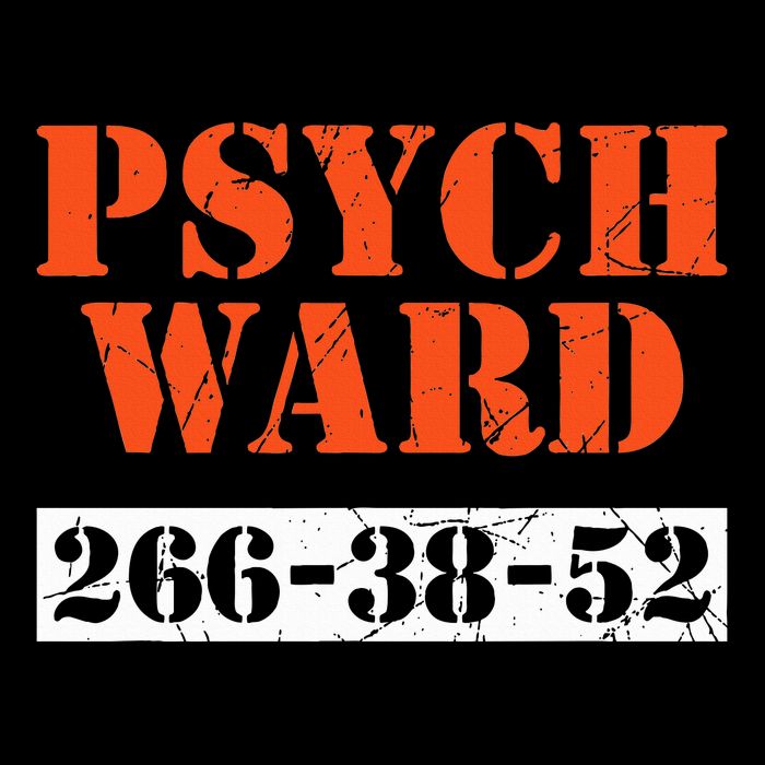 Psych Ward Patient Mental Hospital Crazy Psych Bucket Hat