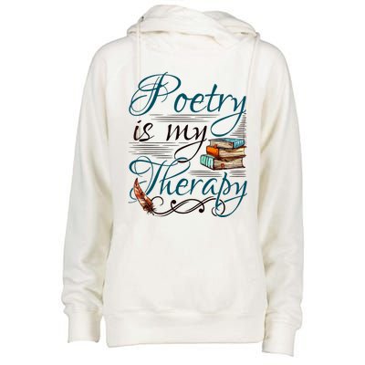 Poem Writer Poet Literacy English Womens Funnel Neck Pullover Hood