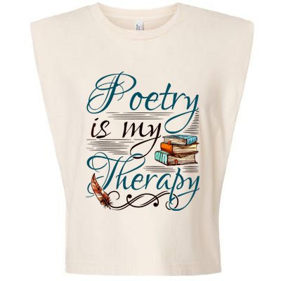 Poem Writer Poet Literacy English Garment-Dyed Women's Muscle Tee