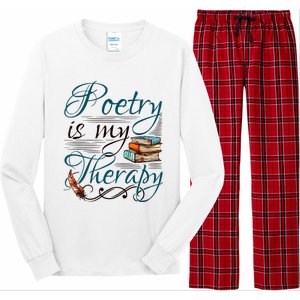 Poem Writer Poet Literacy English Long Sleeve Pajama Set