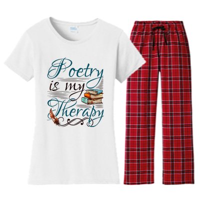 Poem Writer Poet Literacy English Women's Flannel Pajama Set