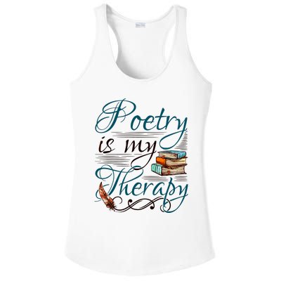 Poem Writer Poet Literacy English Ladies PosiCharge Competitor Racerback Tank