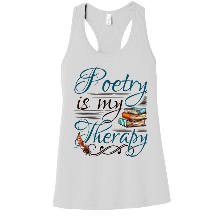 Poem Writer Poet Literacy English Women's Racerback Tank