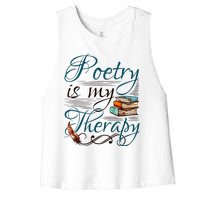 Poem Writer Poet Literacy English Women's Racerback Cropped Tank