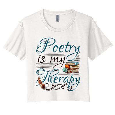 Poem Writer Poet Literacy English Women's Crop Top Tee