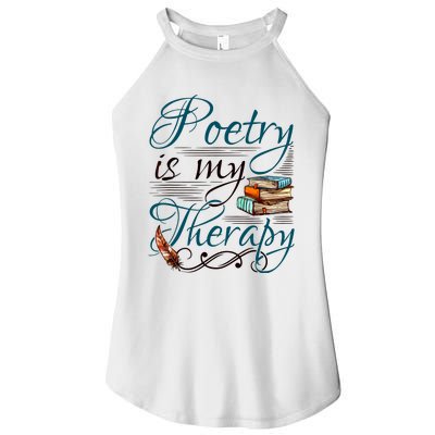 Poem Writer Poet Literacy English Women's Perfect Tri Rocker Tank