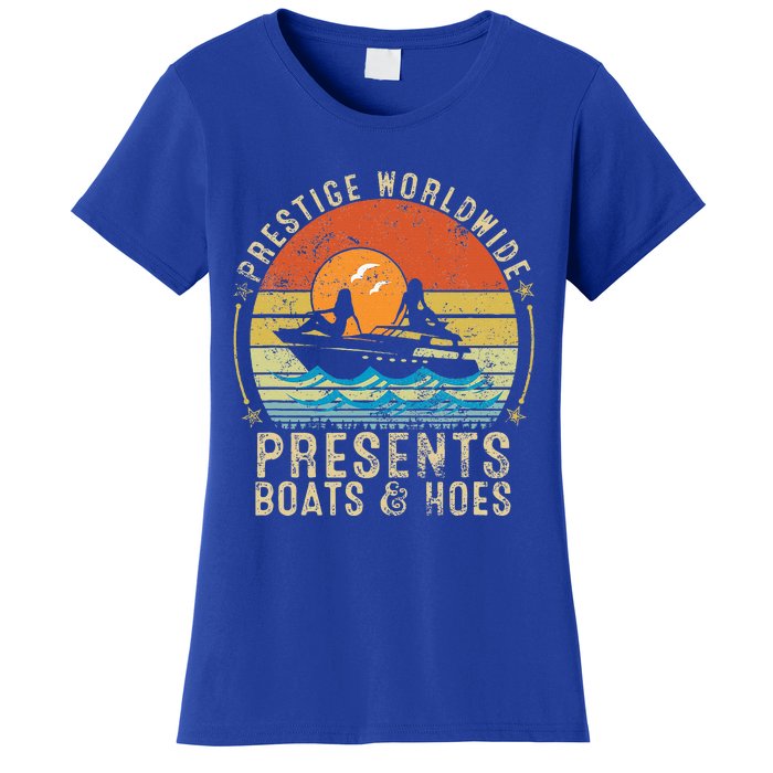 Prestige Worldwide Presents Boats And Hoes Women's T-Shirt