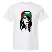 Palestinian Women Palestine Flag Palestinians Woman Scarf Garment-Dyed Heavyweight T-Shirt