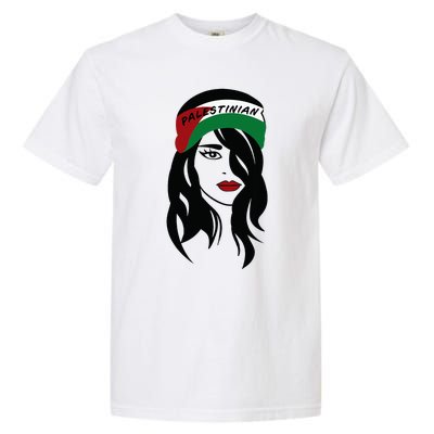 Palestinian Women Palestine Flag Palestinians Woman Scarf Garment-Dyed Heavyweight T-Shirt