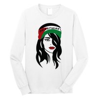 Palestinian Women Palestine Flag Palestinians Woman Scarf Long Sleeve Shirt