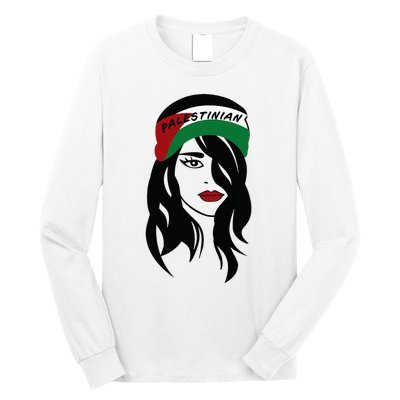 Palestinian Women Palestine Flag Palestinians Woman Scarf Long Sleeve Shirt