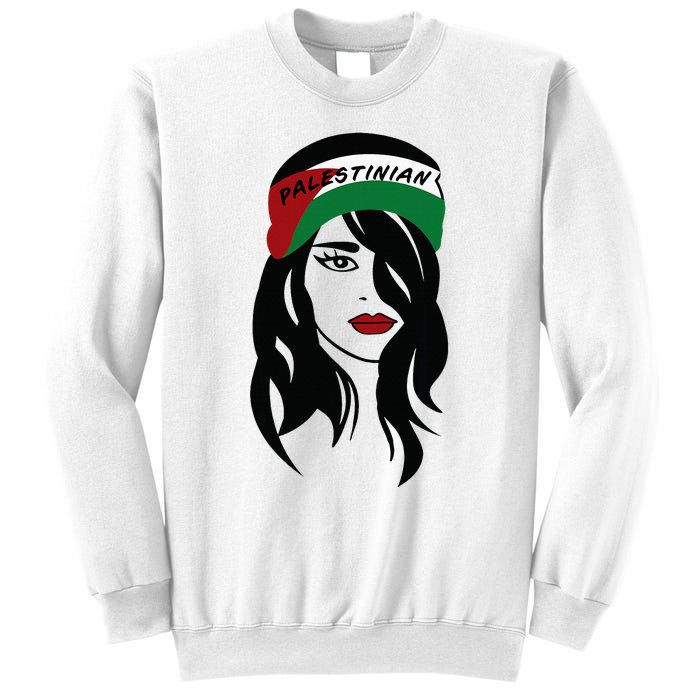 Palestinian Women Palestine Flag Palestinians Woman Scarf Sweatshirt