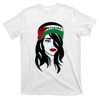 Palestinian Women Palestine Flag Palestinians Woman Scarf T-Shirt