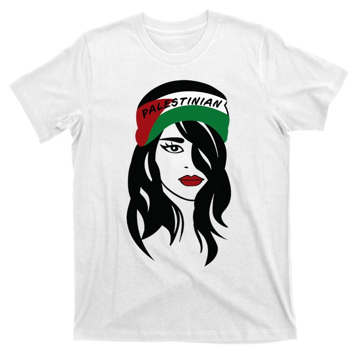 Palestinian Women Palestine Flag Palestinians Woman Scarf T-Shirt