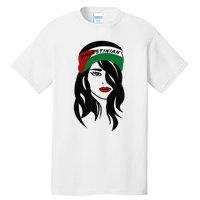 Palestinian Women Palestine Flag Palestinians Woman Scarf Tall T-Shirt