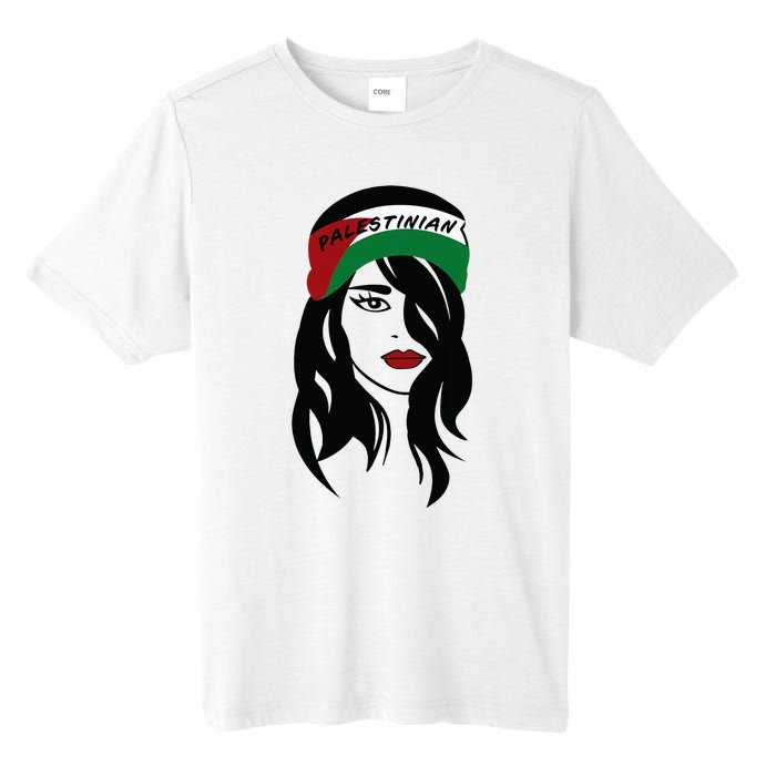 Palestinian Women Palestine Flag Palestinians Woman Scarf Tall Fusion ChromaSoft Performance T-Shirt