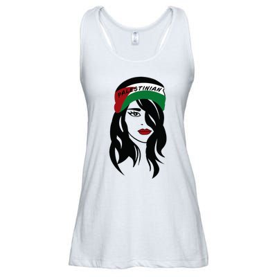 Palestinian Women Palestine Flag Palestinians Woman Scarf Ladies Essential Flowy Tank