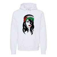 Palestinian Women Palestine Flag Palestinians Woman Scarf Premium Hoodie