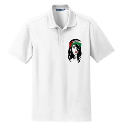 Palestinian Women Palestine Flag Palestinians Woman Scarf Dry Zone Grid Polo