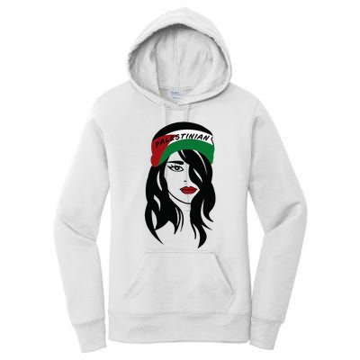 Palestinian Women Palestine Flag Palestinians Woman Scarf Women's Pullover Hoodie