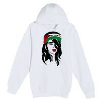 Palestinian Women Palestine Flag Palestinians Woman Scarf Premium Pullover Hoodie