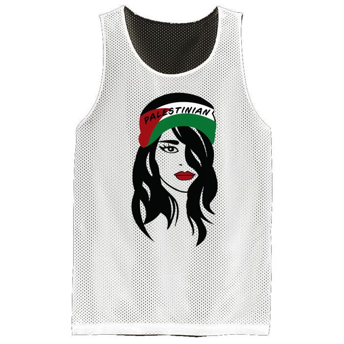 Palestinian Women Palestine Flag Palestinians Woman Scarf Mesh Reversible Basketball Jersey Tank