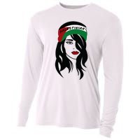 Palestinian Women Palestine Flag Palestinians Woman Scarf Cooling Performance Long Sleeve Crew