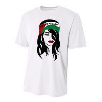 Palestinian Women Palestine Flag Palestinians Woman Scarf Performance Sprint T-Shirt