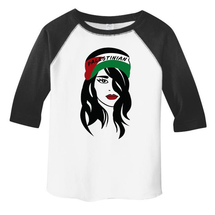 Palestinian Women Palestine Flag Palestinians Woman Scarf Toddler Fine Jersey T-Shirt