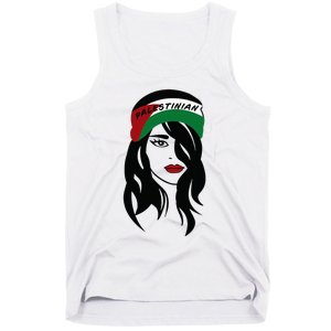 Palestinian Women Palestine Flag Palestinians Woman Scarf Tank Top