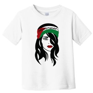 Palestinian Women Palestine Flag Palestinians Woman Scarf Toddler T-Shirt