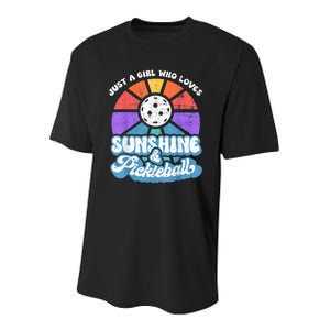 Pickleball, Womens Pickleball Tee, Pickleball Lover Youth Performance Sprint T-Shirt