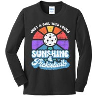 Pickleball, Womens Pickleball Tee, Pickleball Lover Kids Long Sleeve Shirt