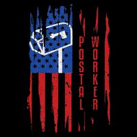Postal Worker Patriotic Us Post Mail Carrier Man Women T-Shirt