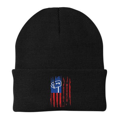 Postal Worker Patriotic Us Post Mail Carrier Man Women Beanie
