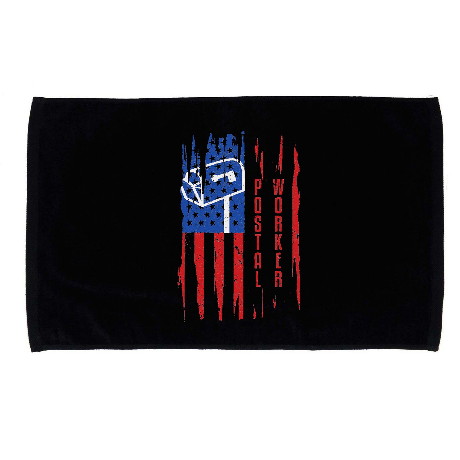 Postal Worker Patriotic Us Post Mail Carrier Man Women Microfiber Hand Towel