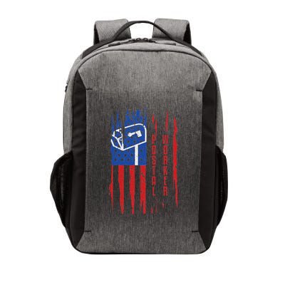Postal Worker Patriotic Us Post Mail Carrier Man Women Vector Backpack