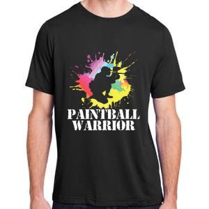 Paintball Warrior Paintball Player Birthday Party Adult ChromaSoft Performance T-Shirt