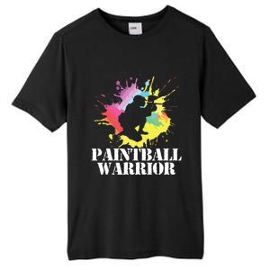 Paintball Warrior Paintball Player Birthday Party Tall Fusion ChromaSoft Performance T-Shirt