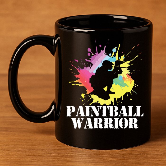 Paintball Warrior Paintball Player Birthday Party 11oz C Handle Ceramic Mug