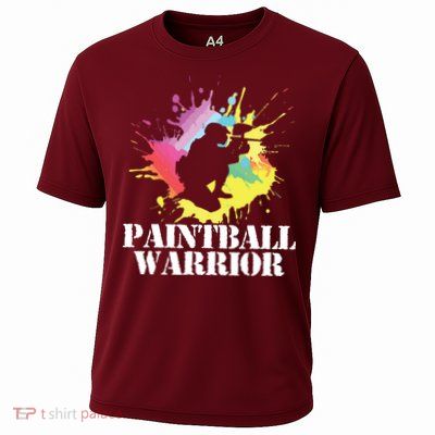 Paintball Warrior Paintball Player Birthday Party Performance Shirt