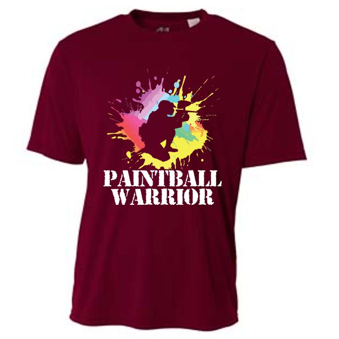 Paintball Warrior Paintball Player Birthday Party Cooling Performance Crew T-Shirt