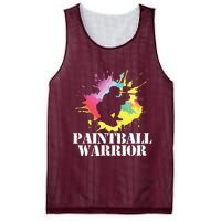 Paintball Warrior Paintball Player Birthday Party Mesh Reversible Basketball Jersey Tank