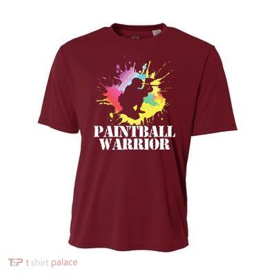 Paintball Warrior Paintball Player Birthday Party Youth Performance Sprint T-Shirt