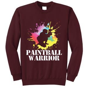 Paintball Warrior Paintball Player Birthday Party Tall Sweatshirt