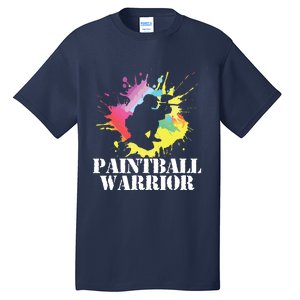 Paintball Warrior Paintball Player Birthday Party Tall T-Shirt