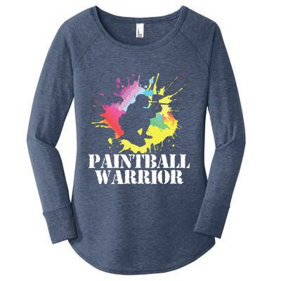 Paintball Warrior Paintball Player Birthday Party Women's Perfect Tri Tunic Long Sleeve Shirt