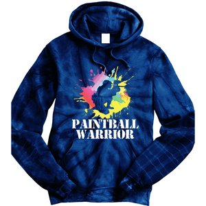 Paintball Warrior Paintball Player Birthday Party Tie Dye Hoodie