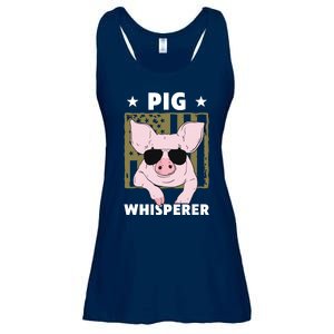 Pig Whisperer Pig Design For Men Hog Farmer Ladies Essential Flowy Tank