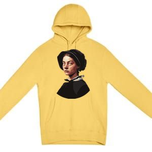 Pilgrim Woman Painting Premium Pullover Hoodie